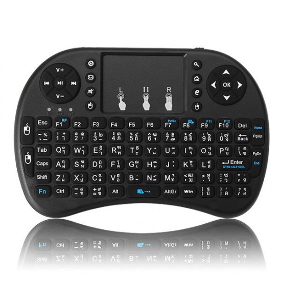 I8 Thai Language Version 2.4G Wireless Mini Keybaord Touchpad Air Mouse