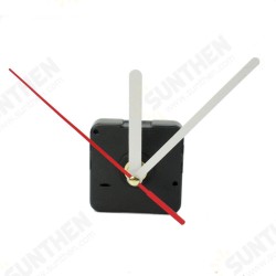 White & Red Hands DIY Quartz Black Wall Clock Movement Repair Parts White & Red Hands DIY Quartz Black Wall Clock Movement Repair Parts