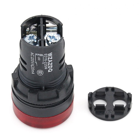 10Pcs ED16-22SM Intermittent Sound Flash Sound Light Buzzer Alarm System 22mm 12V 24V 220V