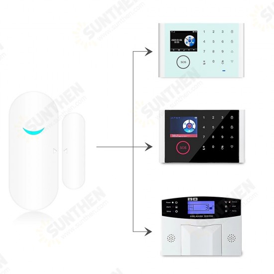 CD101 Wireless Door and Window Smart Door Magnetic Sensor Smart Linkage Switch Security Alarms