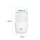 Wireless 433Mhz PIR Motion Sensor Low power consumption 110 Degree Wide Angle for Alarm System