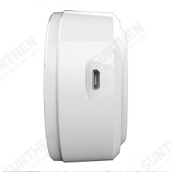 APP Remote On/Off Control 90dB Sound Light Alarm with Temperature Humidity Sensor Smart Home Security Protection Device for Alexa Google Home APP Remote On/Off Control 90dB Sound Light Alarm with Temperature Humidity Sensor Smart Home Security Protection Device for Alexa Google Home