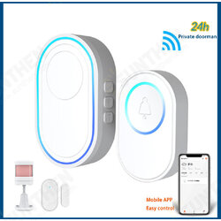 Private Model Tuya Wifi Doorbell Smart Doorbell Alarm Can be Equipped with 100 Wireless Sensor Private Model Tuya Wifi Doorbell Smart Doorbell Alarm Can be Equipped with 100 Wireless Sensor