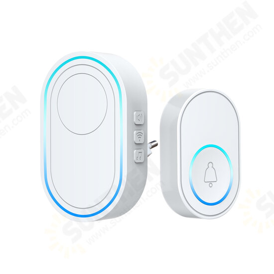 Private Model Tuya Wifi Doorbell Smart Doorbell Alarm Can be Equipped with 100 Wireless Sensor