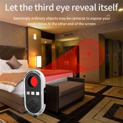 S200 Anti-sneak Camera Detector Infrared Scanning Alarm Anti-Monitoring Snooping Micro Cam with LED Light Portable Video Detection Device S200 Anti-sneak Camera Detector Infrared Scanning Alarm Anti-Monitoring Snooping Micro Cam with LED Light Portable Video Detection Device