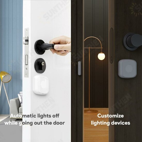 Smart WiFi ZIGBE Door Window Sensor Scene Intelligent Light Air Purifier On/OFF Device Door Entry Detector Remote APP Notifications