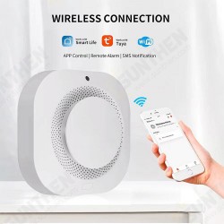 Tuya Wifi Smoke Sensor Fire Detection Alarm Smart Home Security Fire Protection Work with Alexa Google Home Tuya Wifi Smoke Sensor Fire Detection Alarm Smart Home Security Fire Protection Work with Alexa Google Home