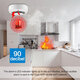 Tuya Wifi Smoke Sensor Fire Detection Alarm Smart Home Security Fire Protection Work with Alexa Google Home