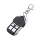 Universal 4 Buttons 433MHz Electric Remote Control Switch Key Fob with Chip Garage Door