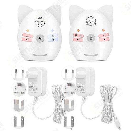 V30 ISM 905-925MHz Wireless Audio Baby Monitor Two-way Talk Intercom Baby Monitor