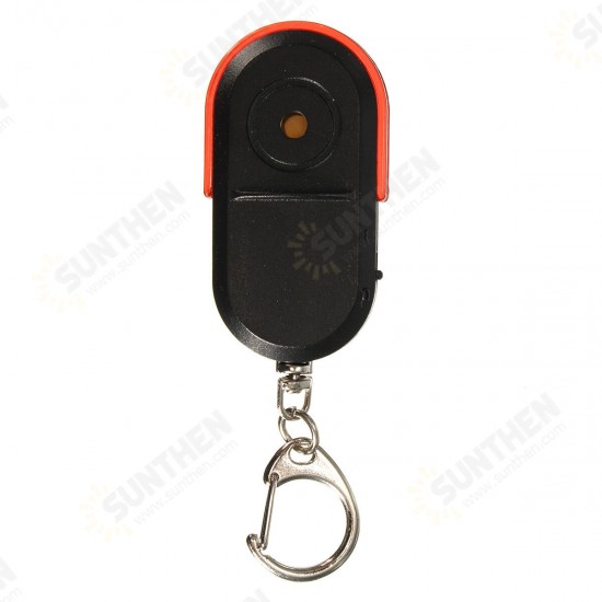 Wireless Anti-Lost Alarm Key Finder Locator Keychain Whistle Sound with LED Light