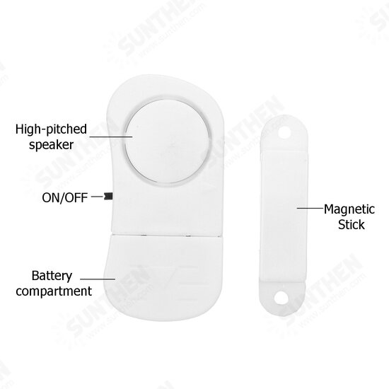 Wireless Home Security Shop Door Window Burglar Alarm System Magnetic Contact