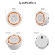 ZB/WIFI 3 In 1 Wifi Siren Alarm Linkage 90dB Sound Light Sensor Smart Home Tuya Smart Life APP Alarm Siren For Alexa Google