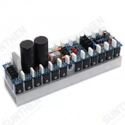1200W+1200W High-power Dual Channel Power Amplifier Board HIFI Stereo Professional Stage Audio Amplifier Module 1200W+1200W High-power Dual Channel Power Amplifier Board HIFI Stereo Professional Stage Audio Amplifier Module