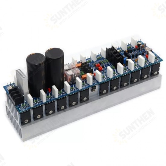 1200W+1200W High-power Dual Channel Power Amplifier Board HIFI Stereo Professional Stage Audio Amplifier Module