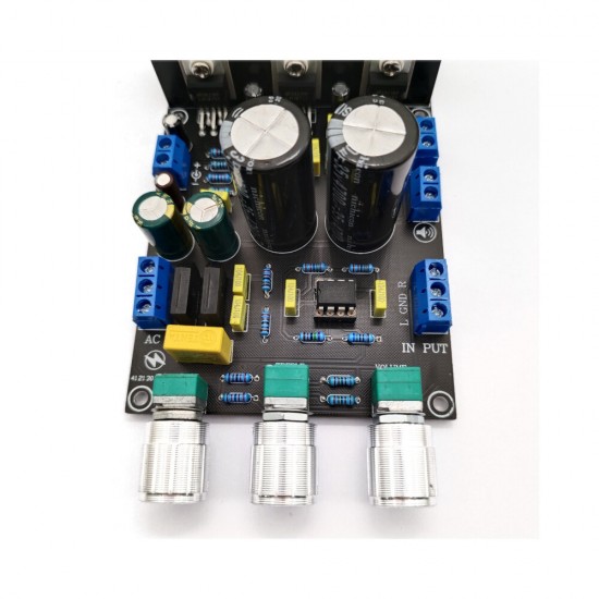 2.1 Subwoofer Power Amplifier Board LM1875 2.1 Three-channel Multimedia Audio Bass Amplifier Board