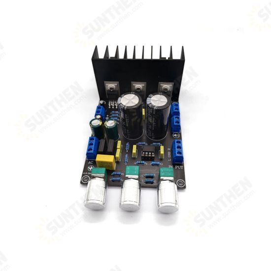 2.1 Subwoofer Power Amplifier Board LM1875 2.1 Three-channel Multimedia Audio Bass Amplifier Board