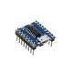 3Pcs JQ6500-32p-32Mbit Voice Module MP3 Module Serial Port Control Broadcast Music IC Board