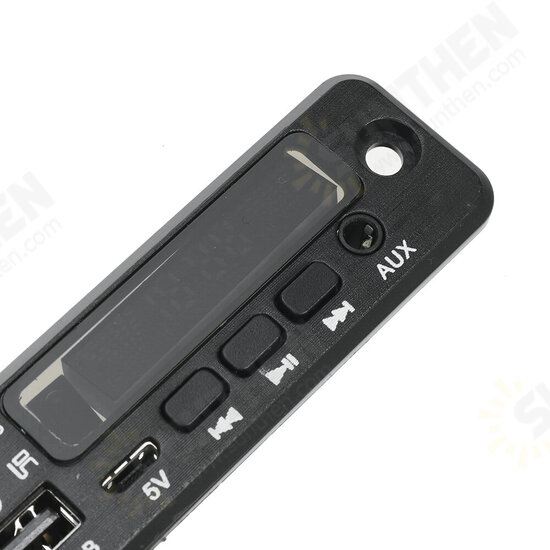 5V Bluetooth 5.0 MP3 Decoder LED Spectrum Display APE Lossless Decoding TWS Support FM USB AUX EQ Car Accessories