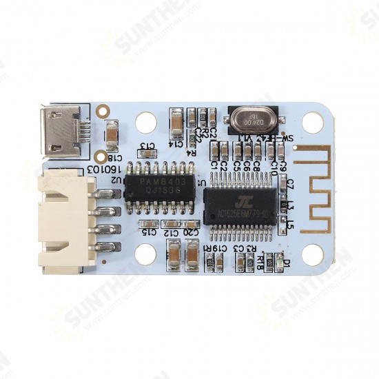 5pcs 2x3W Micro USB Wireless bluetooth Speaker Audio Receiver Digital Amplifier Board