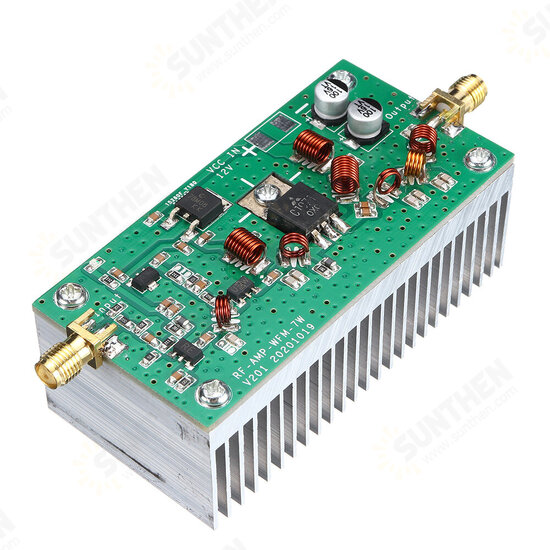 7W 65-110MHz High Frequency FM Power Amplifier Board RF Transmitting Antenna Debugging Module