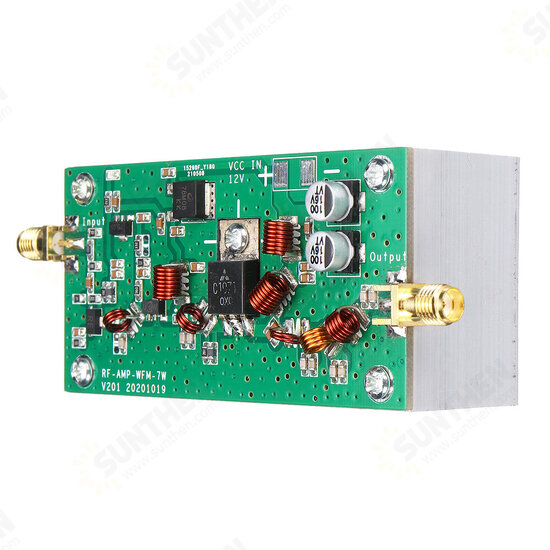 7W 65-110MHz High Frequency FM Power Amplifier Board RF Transmitting Antenna Debugging Module