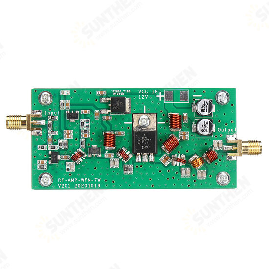 7W 65-110MHz High Frequency FM Power Amplifier Board RF Transmitting Antenna Debugging Module