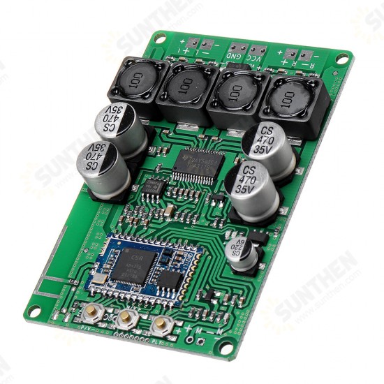 CSRA64215 TWS 4.2 bluetooth Receiver 2x30W TPA3118 Amplifier Audio Board Amplificador 8Ohm Speaker for APTX