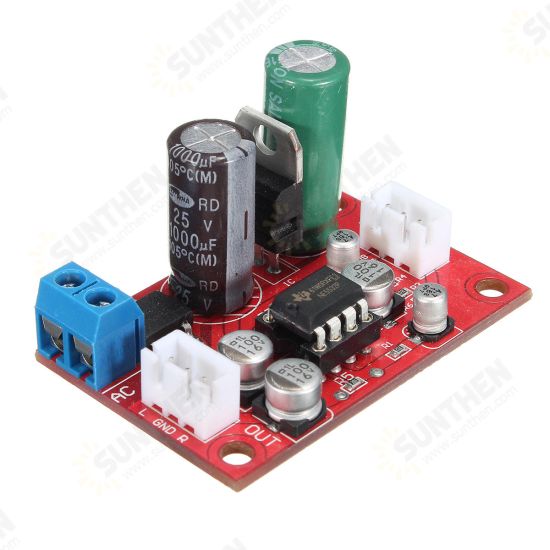 DC 9-24V AC 8-16V NE5532 Audio OP AMP Microphone Preamps Pre-Amplifier Board