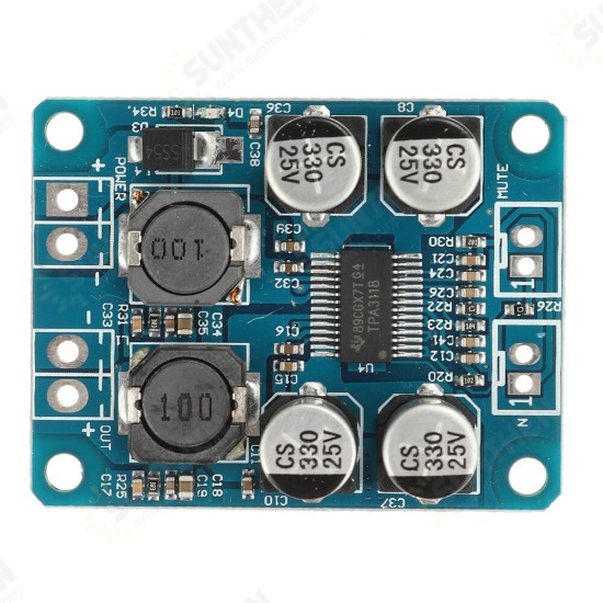 DC8-24V TPA3118 PBTL 60W Mono Digital Audio Amplifier Board Amplifier Module Chip For Arduino