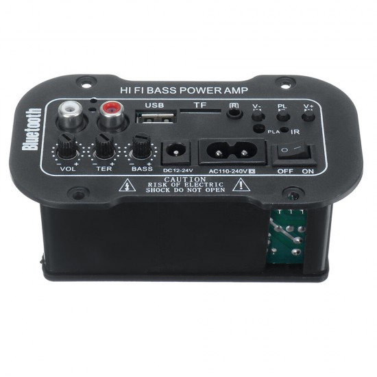 Mono Digital Amplifier Board 220V Car bluetooth HiFi Bass AMP