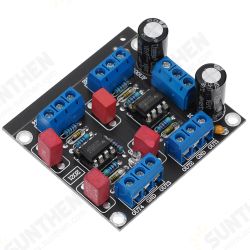 NE5532 DC Dual Power 4 Channels Pre-amplifier Disassembled Chip Driver Board Finished Board NE5532 DC Dual Power 4 Channels Pre-amplifier Disassembled Chip Driver Board Finished Board