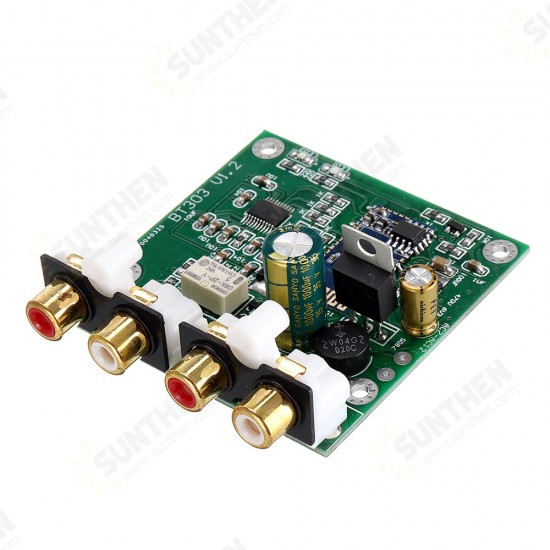 QCC3003 bluetooth 5.0 with Independent DAC Decoding Receiver with Analog Input and Output