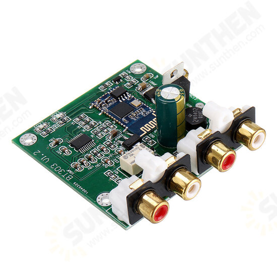 QCC3003 bluetooth 5.0 with Independent DAC Decoding Receiver with Analog Input and Output