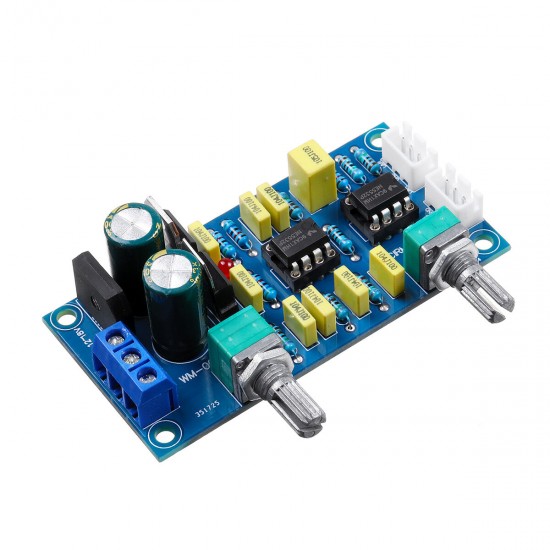 Single Power Supply HIFI Fever Grade NE5532 Tone Front Board Power Amplifier Board 2.0 Module