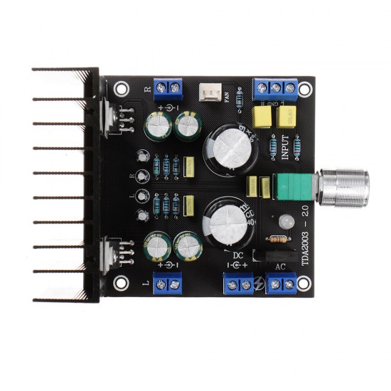 TDA2003 2.0 Dual Channel Stereo Power Amplifier Board with Switch Small and Medium Power Amplifier