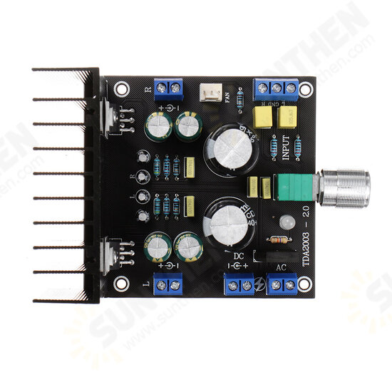 TDA2003 2.0 Dual Channel Stereo Power Amplifier Board with Switch Small and Medium Power Amplifier