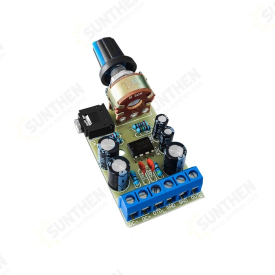 TDA2822M Dual Channel Power Amplifier Board DC 2V-12V Portable Miniature Radio Power Amplifier Board TDA2822M Dual Channel Power Amplifier Board DC 2V-12V Portable Miniature Radio Power Amplifier Board
