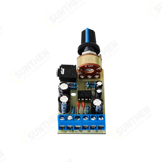 TDA2822M Dual Channel Power Amplifier Board DC 2V-12V Portable Miniature Radio Power Amplifier Board