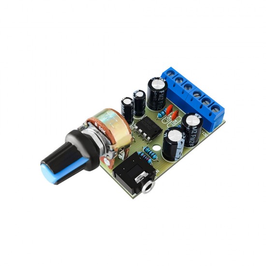 TDA2822M Dual Channel Power Amplifier Board DC 2V-12V Portable Miniature Radio Power Amplifier Board