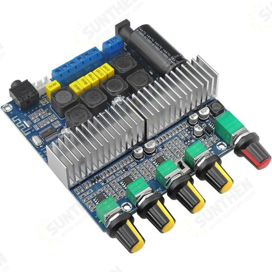 TPA3116 50W*2+100W bluetooth 5.0 High Power Audio Amplifier Board 2.1 Sound Channel Bass Super Bass Digital Amplifier