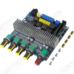 TPA3116 50W*2+100W bluetooth 5.0 High Power Audio Amplifier Board 2.1 Sound Channel Bass Super Bass Digital Amplifier TPA3116 50W*2+100W bluetooth 5.0 High Power Audio Amplifier Board 2.1 Sound Channel Bass Super Bass Digital Amplifier