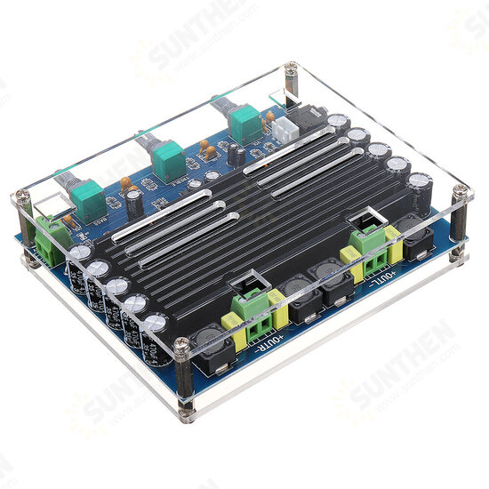 TPA3116D2 150W Digital Power Amplifier Board Digital Audio Amplifier Board 2.0 Channel with Acrylic Shell