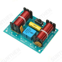 WEAH-307 3 Way Audio Speaker Crossover 100W Filter Treble Mediant Bass Frequency Divider Module WEAH-307 3 Way Audio Speaker Crossover 100W Filter Treble Mediant Bass Frequency Divider Module
