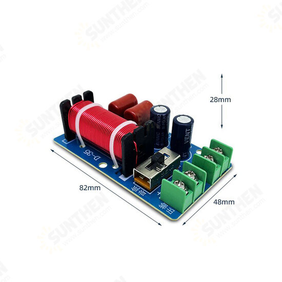 WEAH-D35 Adjustable Coaxial Speaker Treble Midrange Bass Divider Speaker Audio Multi-function Divider