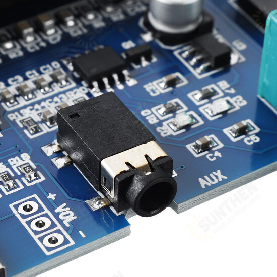 XH-A105 TDA7498 Digital bluetooth Power Amplifier Board Ultra Long Distance Support AUX Onboard Potentiometer Dual 100W