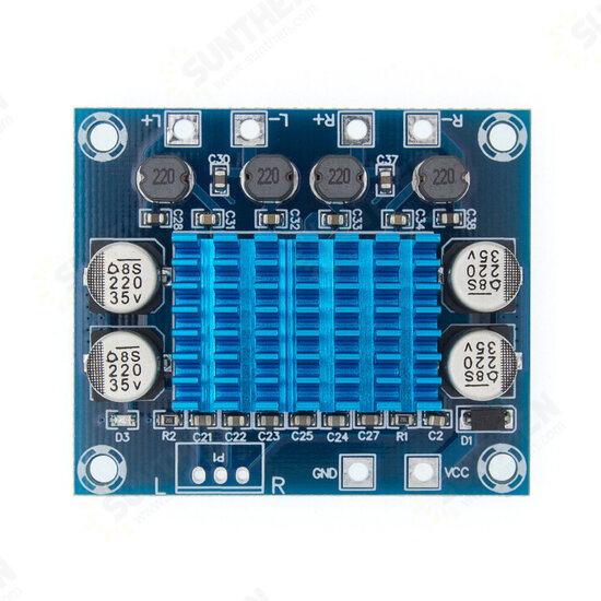 XH-A232 Class D Digital Audio Amplifier Board HD Audio Amplifier Module Power Supply 12-24V Output 30W*2