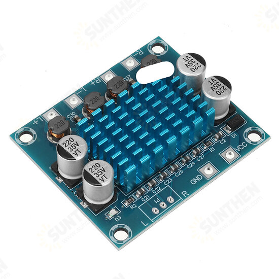 XH-A232 HD Digital Audio Amplifier Board MP3 Amplifier Module 12V24V Amplifier Board Two-channel 30W