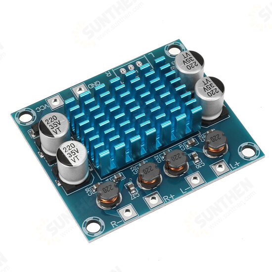 XH-A232 HD Digital Audio Amplifier Board MP3 Amplifier Module 12V24V Amplifier Board Two-channel 30W