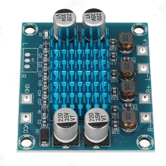 XH-A232 HD Digital Audio Amplifier Board MP3 Amplifier Module 12V24V Amplifier Board Two-channel 30W